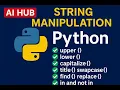 Python String Manipulation 2 upper lower capitalize title swapcase