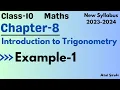 Example 1 Class 10 Chapter 8 Introduction to Trigonometry Maths NCERT