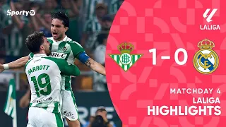 Betis 1-0 Real Madrid | 26/27 | LaLiga - Game highlights | SportyTV