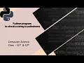 Python Programming Tutorial How to Check if a String is a Palindrome