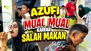 Azufi Kena Batunya Sampai Muntah Muntah Karena Jahil Mulu
