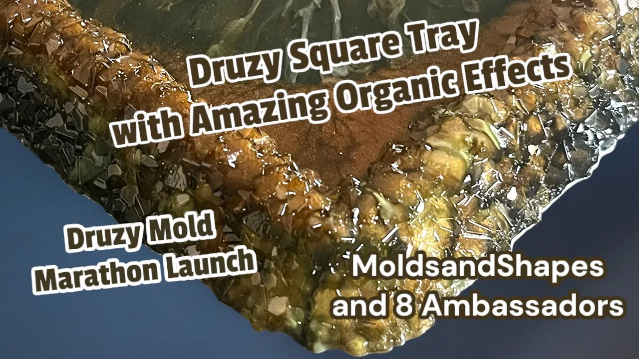 Druzy Square Trinket Dish