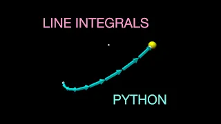 Numerical Line Integrals with Python