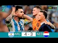 Download Lagu MESSI LEADS ARGENTINA TO THE WORLD CUP 2022 SEMI-FINALS AFTER INTENSE ANGER AT DUTCH PLAYERS 4k HD