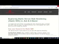 Static Server Side Rendering Mode Static SSR in Blazor Net 8 0