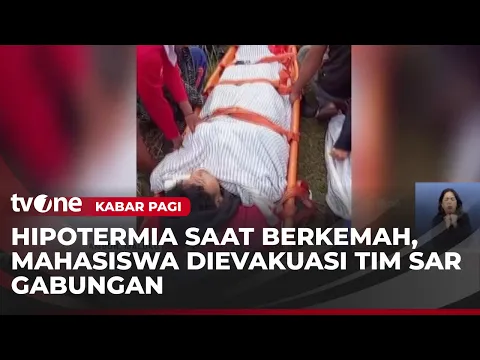 Mahasiswa Berhasil Dievakuasi Tim SAR usai Alami Hipotermia