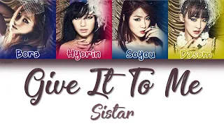 SISTAR - Give It To Me Eng Color Coded