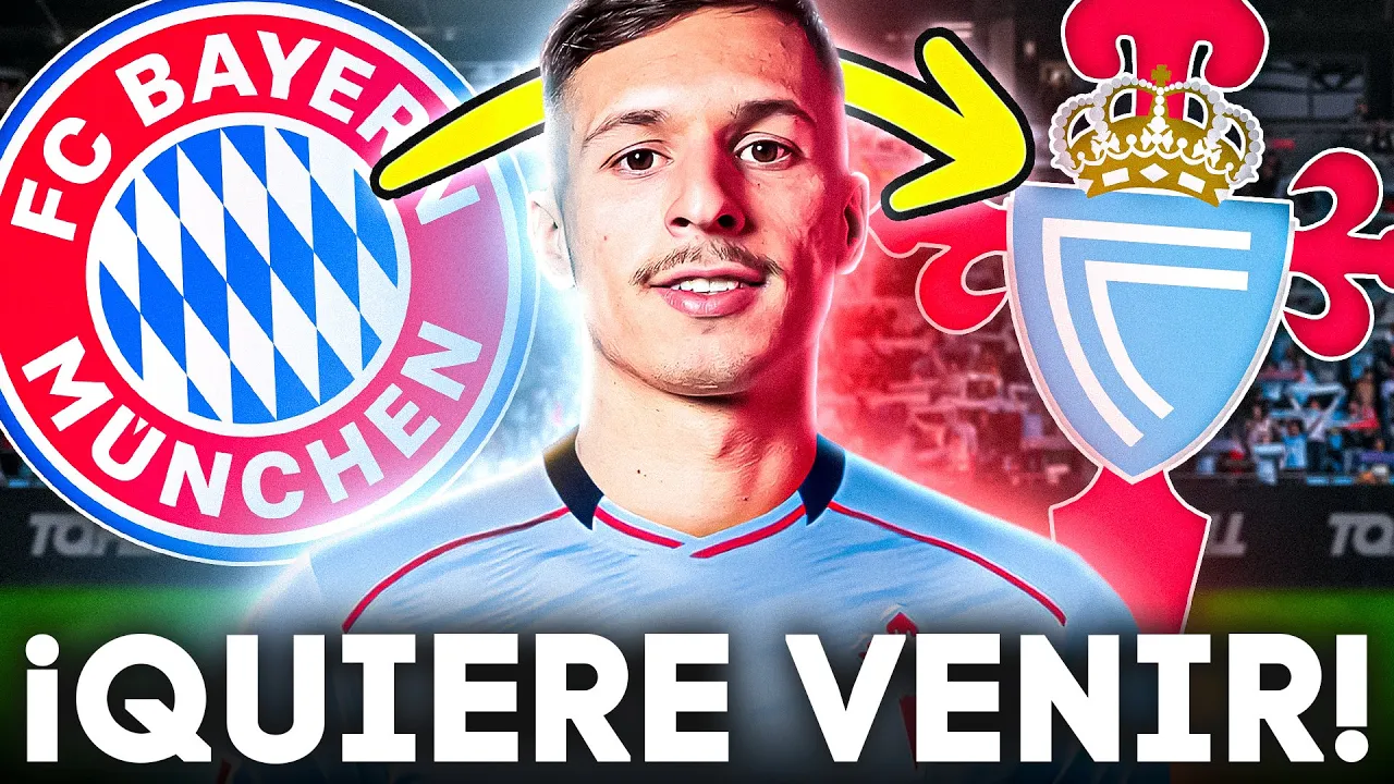 ¡BRYAN ZARAGOZA ACEPTA! CELTA Y BAYERN NEGOCIAN SU FICHAJE