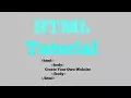 HTML Tutorial for beginner 02 Text Rendering