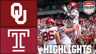 Oklahoma Sooners vs Temple Owls Full Game Highlights ESPN College Football