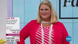 HSN Nina Leonard Fashions 04 23 2019 - 07 PM