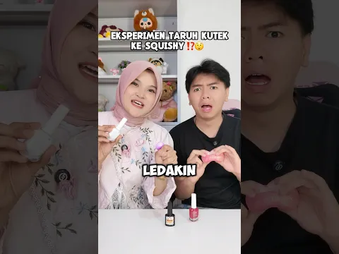 Taruh kutek di squishy⁉️😱 Klik di BAWAH untuk nonton video lengkapnya⬇️⬇️⬇️