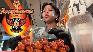 RocoMamas Fire Wings Challenge Can I Handle the Heat South African Mukbang