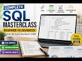 SQL Masterclass 2026 From Beginner to Advanced Joins CTEs Window Functions