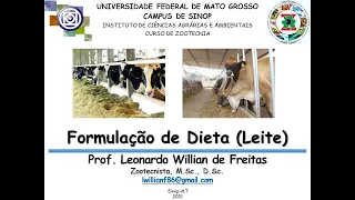 Formulação de dietas para vacas leiteiras