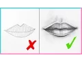 DOs DON Ts How to Draw Realistic Lips the Mouth Step By Step Art Drawing Tutorial