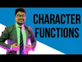 Character Functions String Manipulation in Java Day - 1 ICSE