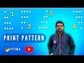 Print Star Triangle Pattern in Python - for loop while loop Exercise CBSE 11 12 HIN