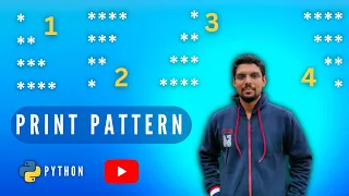 Print Star Triangle Pattern in Python - for loop while loop Exercise CBSE 11 12 HIN