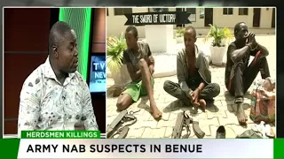 tony ofoyetan speaks on arrest of suspected killer herdsmen in benue