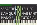 Sebastien Tellier - L'amour naissant [Piano Tutorial] Full Song