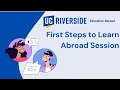 First Steps to Learn Abroad Session