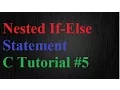 Nested If-else Statement C tutorial Program Largest nos out of three in C