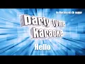 Martin Solveig & Dragonette - Hello (Karaoke Version)