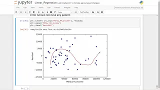 Linear Regression with Python Code Part 4 of 4