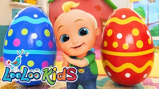 A Ram Sam Sam + Surprise EGGS | Learn Colors | Best Kids Songs & Rhymes | Baby Songs | LooLoo Kids