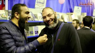 لو هتنزل كتاب على سجع   أنا مش فاهمني   هتسميه إيه      لقاء رائع بين د   أمير منير    د   أحمد سعد دندنها