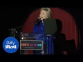 Showbiz stars lend their support at the Clinton benefit concert - Daily Mail