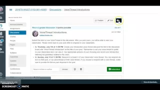Instructor Tutorial for Canvas