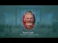 Memorial Service - Dan Cahill