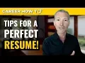 Download Lagu Resume Tips: 3 Steps to a Perfect Resume