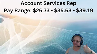ACCOUNT SERVICES REP HIGH PAY