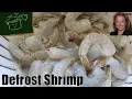 How to Defrost Shrimp Fast - The Quickest Easiest Way to Defrost Frozen Shrimp