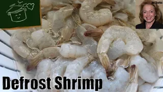 How to Defrost Shrimp Fast - The Quickest Easiest Way to Defrost Frozen Shrimp
