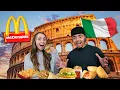 AMERICANS TRY MCDONALDS IN ITALY FOR THE FIRST TIME