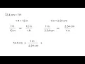 Unit Conversion with Multiple Conversion Factors using Dimensional Analysis