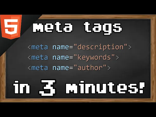 Download MP3 Learn HTML meta tags in 3 minutes 🏷️