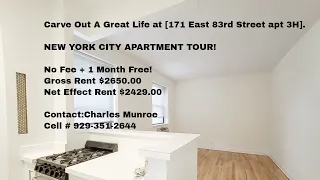 Zillow rentals 171 East 83rd Street apt 3H NEW YORK CITY APARTMENT TOUR