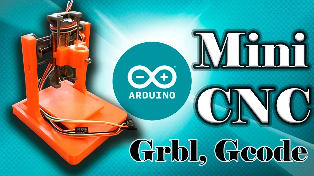 🔧Мини ЧПУ (CNC) станок из DVD приводов своими руками | GRBL прошивка | Покажу как создать gcode