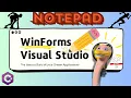 Build a Notepad Clone with Windows Forms C WinForms Tutorial Included