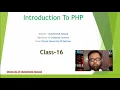 PHP Class 16 sir masoood Chapter-07 foreach Loops nested loops Urdu Hindi