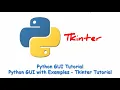 Python GUI Tutorial Python GUI with Examples Tkinter Tutorial