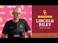 USC HC Lincoln Riley Tuesday of Mock Game Week