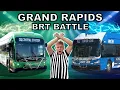 Which BRT is better Silver Line or Laker Line in Grand Rapids