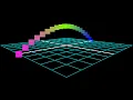 Buffer geometry position attribute curves update - threejs demo
