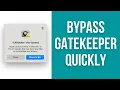 Fix Apple could not verify app is free of malware Mac error - bypass Gatekeeper macOS Sequoia